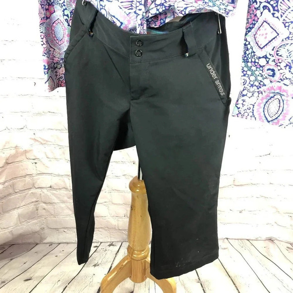 under armour performance capri sz 4 sportswear golf athletic - Picture 1 of 4